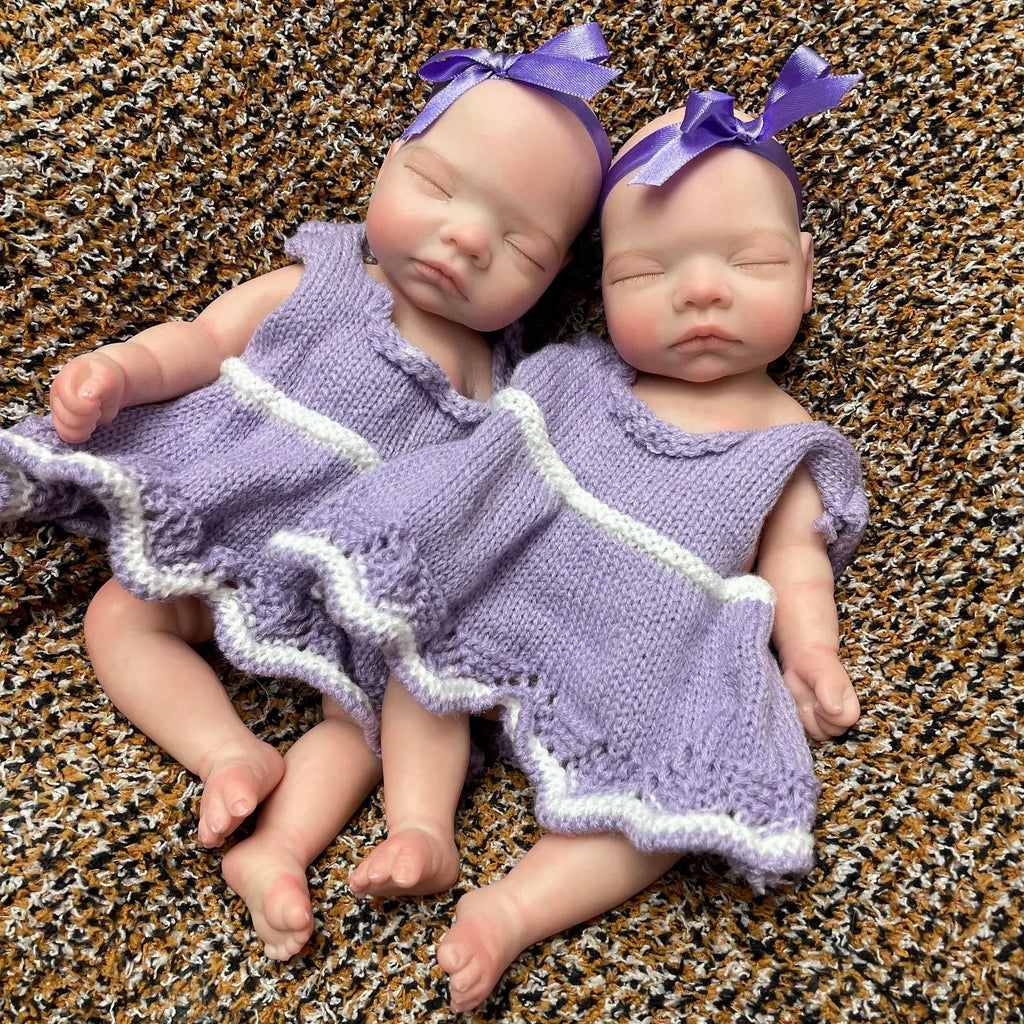 Image of Reborn Baby Dolls Full Soft Solid Silicone Reborn Baby Dolls 27Cm