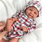 Image of Reborn Baby Dolls 17Inch Baby Girl Vivienne Realistic Details &