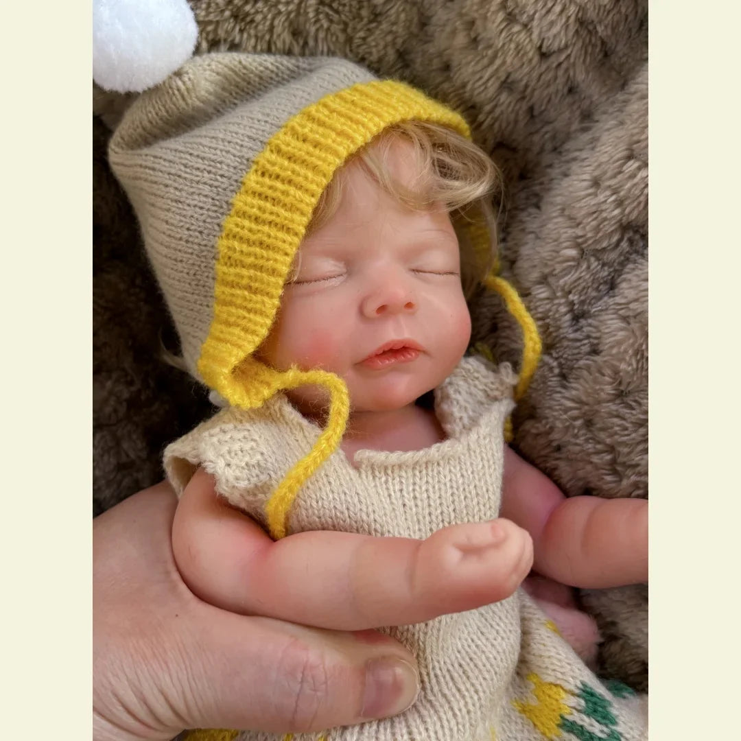 Image of Reborn Baby Dolls 10Inch Can Open Mouth Full Body Silicone Reborn