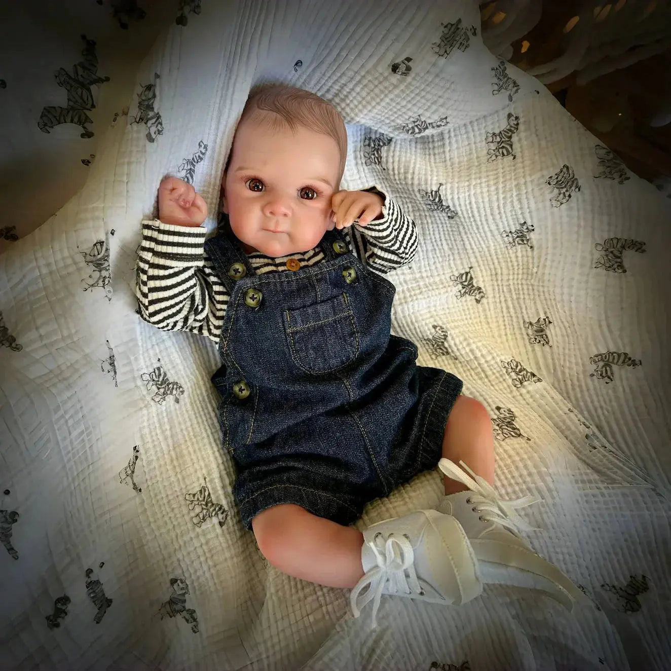 Image of Reborn Baby Dolls 50Cm Waterproof Bettie Bebe Reborn Boy With Painted