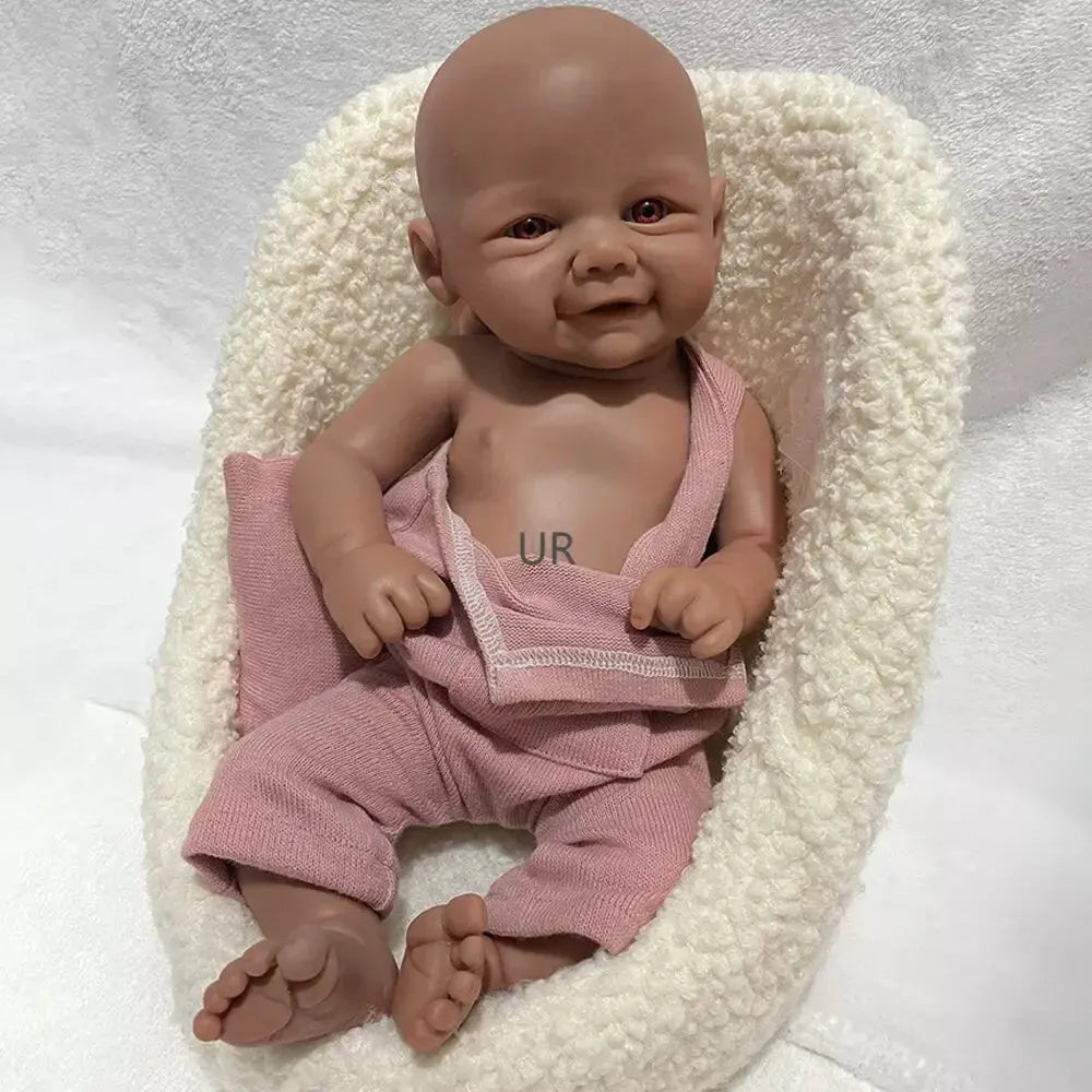 Image of Reborn Baby Dolls Black Newborn Baby Lifelike 1:1 Size And Weight