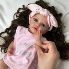 Image of Reborn Baby Dolls 16Inch High-Simulation Silicone Reborn Baby Girl