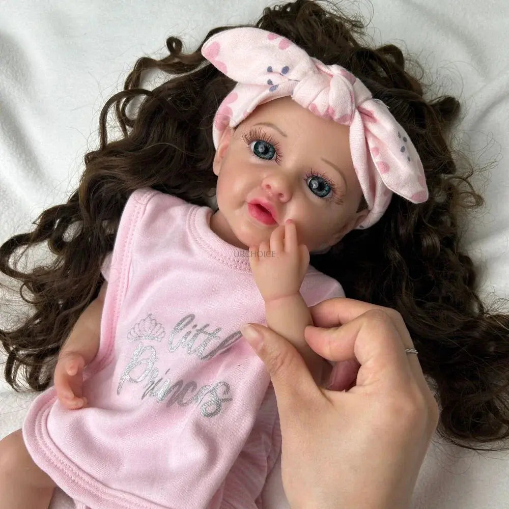Image of Reborn Baby Dolls 16Inch High-Simulation Silicone Reborn Baby Girl
