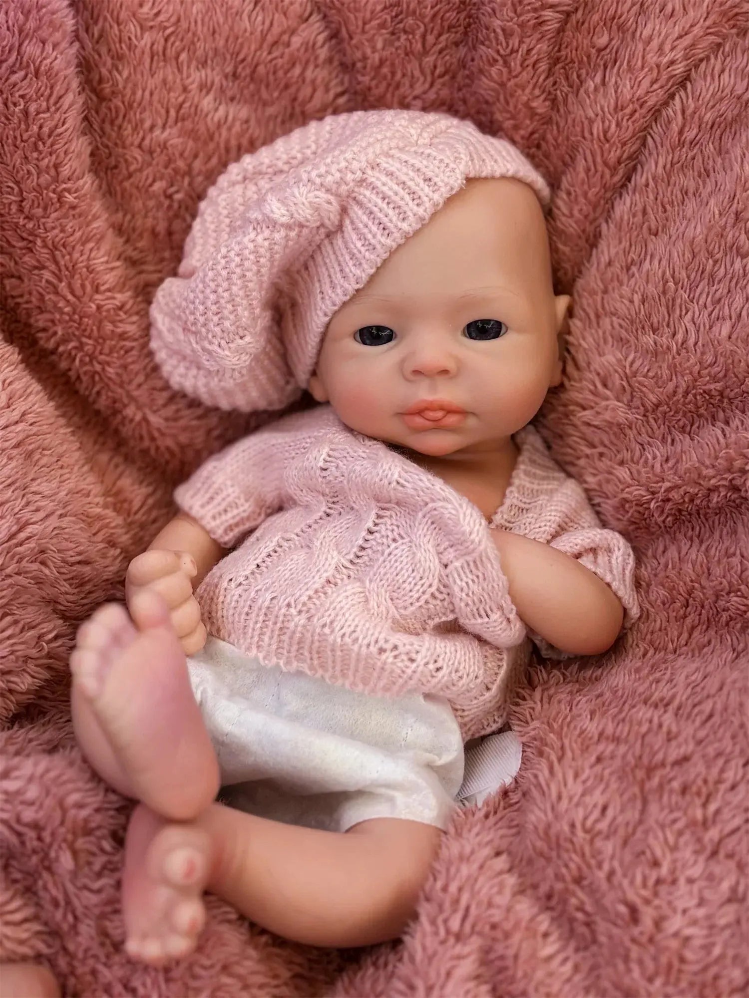Image of Reborn Baby Dolls 13Inch Can Washable Open Eyes Whold Body Solid