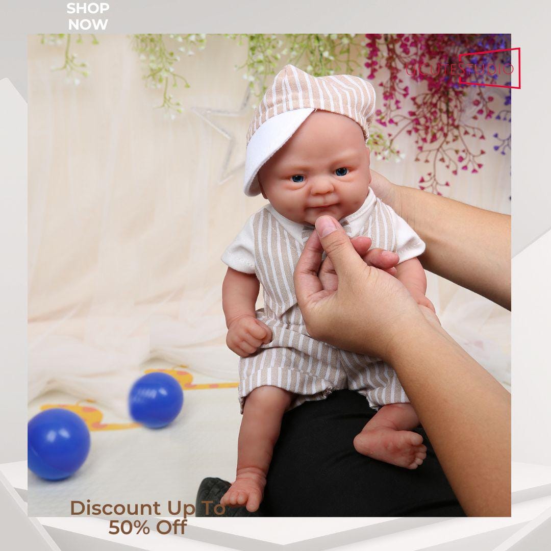Full Silicone Reborn Doll | Reborn Baby Doll | Reborn Baby Dolls
