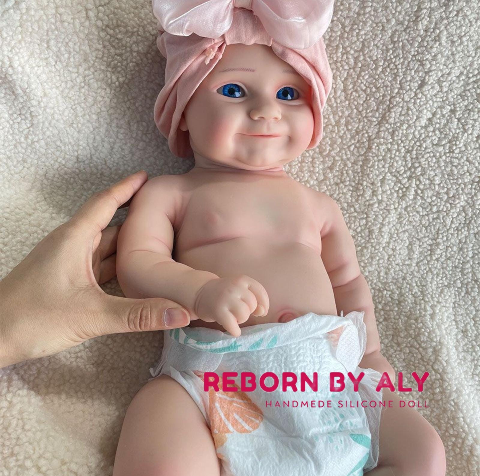 Reborn Baby Girl Doll | Solid Silicone Reborn Doll | Reborn Baby Dolls