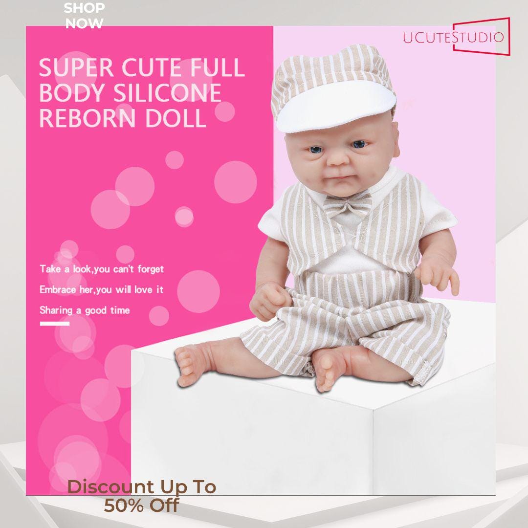 Full Silicone Reborn Doll | Reborn Baby Doll | Reborn Baby Dolls