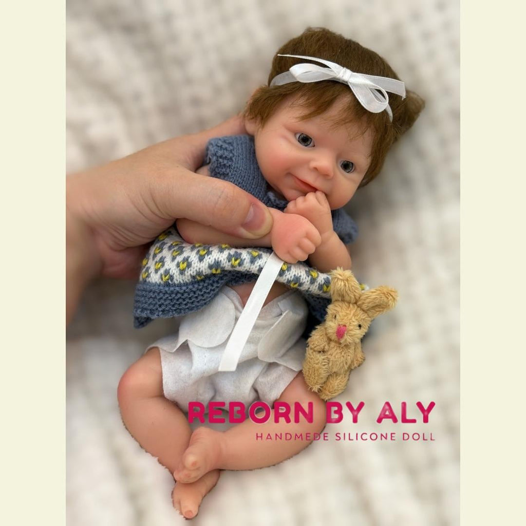10-inch Full Silicone Reborn Baby Girl Doll - Lifelike & Bathtime Ready | silicone doll | reborn doll Gift | children gift rebornbabydolls.shop