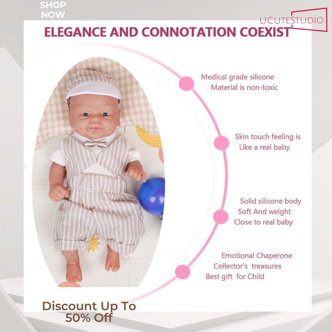 Full Silicone Reborn Doll | Reborn Baby Doll | Reborn Baby Dolls
